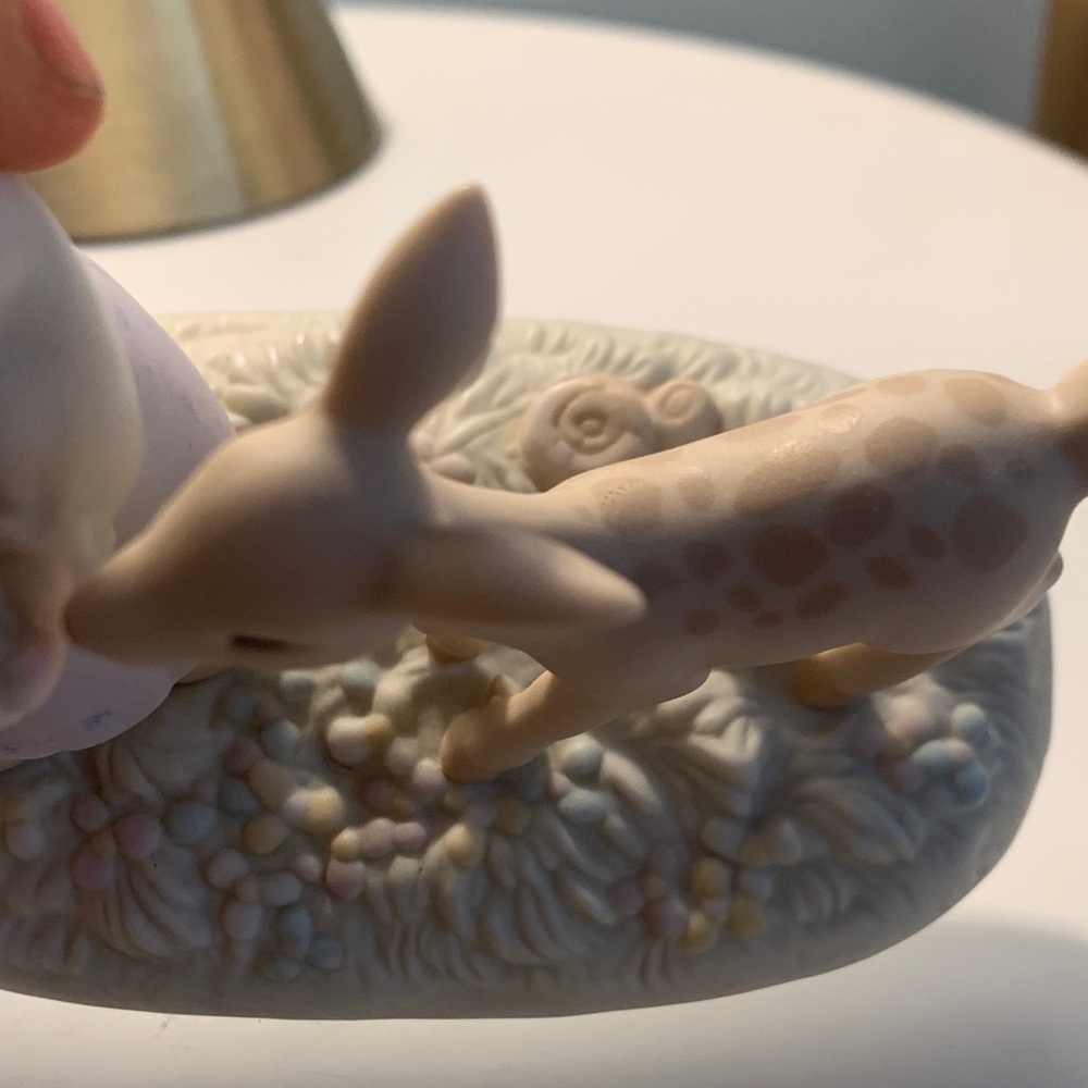 Precious Moments Porcelain Figurine with Girl and Deer. To My Deer Friend - Picture 5 of 6